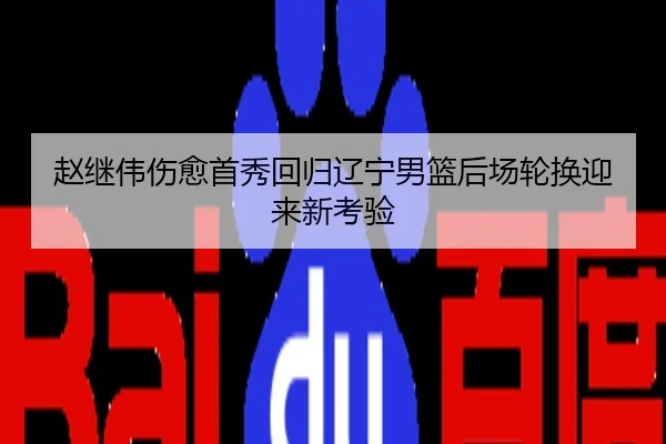 赵继伟伤愈首秀回归辽宁男篮后场轮换迎来新考验